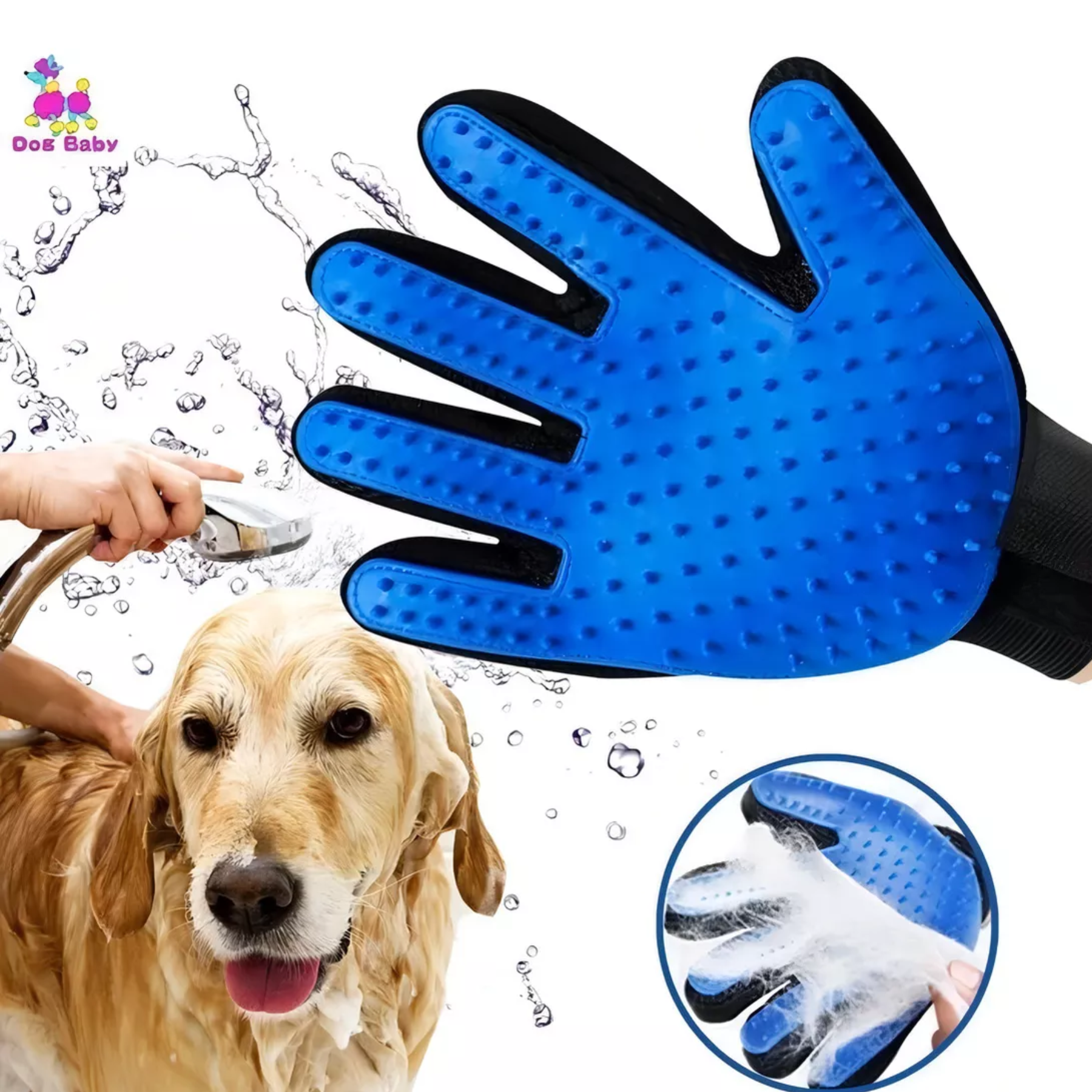 Guante Cepillo Quita Pelos para Mascotas